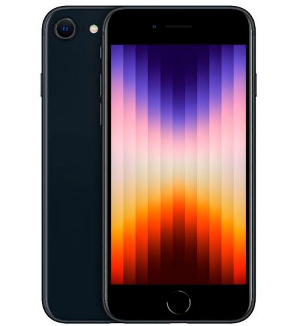 Смартфон Apple iPhone SE 2022 nano SIM+eSIM 256GB, темная ночь— фото №0