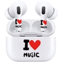 Наклейки VLP Easy Art Love Music, для AirPods Pro/Pro 2