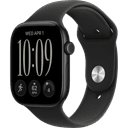 Смарт-часы Apple Watch Series 12 GPS 46mm (корпус - черный, ремешок Sport Band черный, размер M/L)