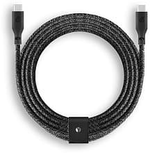 Кабель uBear Trend USB-C / USB-C, 5A, 140Вт 2,4м, черный - 2