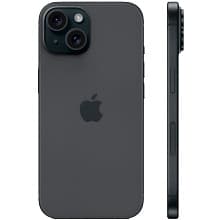 Смартфон Apple iPhone 15 nano SIM+eSIM 128GB, темная ночь (Black) - 1