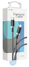 Кабель VLP Diamond Cable USB-C / USB-C, 3A 1,2м, черный - 1