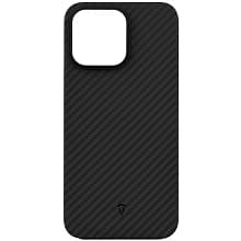 Чехол-накладка Asynora Magnetic aramid fiber для iPhone 15 Pro Max, арамид (кевлар), черный - 0