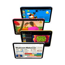 Планшет 2025 Apple iPad 11″ (A16, 256GB, Wi-Fi, голубой) - 2