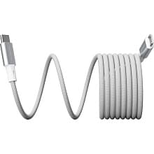 Кабель Magssory магнитный USB-C / USB-C, 240Вт 2,4м, белый - 1