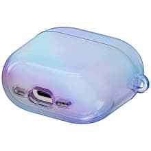 Чехол Uniq Iridescia (holographic) синий, для AirPods 4/4 ANC - 1