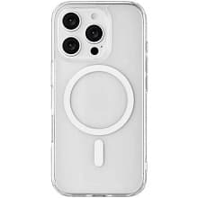 Чехол-накладка uBear Real Mag Case для iPhone 16 Pro, полиуретан, прозрачный - 0