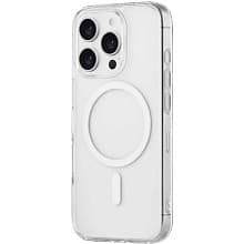 Чехол-накладка uBear Real Mag Case для iPhone 16 Pro, полиуретан, прозрачный - 1