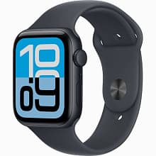 Смарт-часы Apple Watch SE 3 GPS 44mm (корпус - полночный черный, ремешок Sport Band темная ночь, размер M/L) - 0