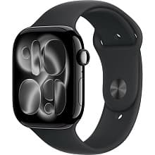 Смарт-часы Apple Watch Series 11 GPS 46mm (корпус - черный, ремешок Sport Band черный, размер S/M) - 0