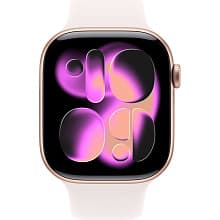 Смарт-часы Apple Watch Series 11 GPS 46mm (корпус - розовое золото, ремешок Sport Band светло-розовый, размер M/L) - 1