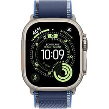 Смарт-часы Apple Watch Ultra 3 GPS + Cellular 49mm (корпус - натуральный титан, ремешок Trail Loop светло-голубой, размер M/L) - 1