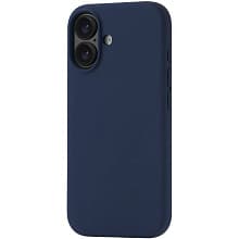 Чехол-накладка uBear Touch Mag для iPhone 17, силикон, темно-синий - 1