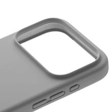 Чехол-накладка uBear Touch Mag для iPhone 17 Pro, силикон, светло-серый - 3