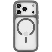 Чехол-накладка uBear Shade для iPhone 17 Pro, полиуретан, серый - 0