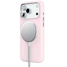 Чехол-накладка VLP Aster Pro для iPhone 17 Pro Max, силикон, розовый - 3