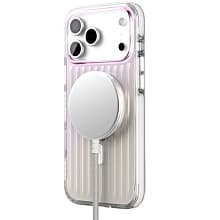 Чехол-накладка VLP Pulse Case для iPhone 17 Pro Max, полиуретан/алюминий, перламутровый - 2