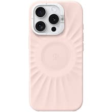 Чехол-накладка PYNANA Starlight для iPhone 16 Pro, экокожа, розовый - 0