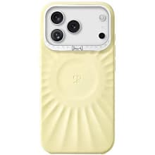 Чехол-накладка PYNANA Starlight Series для iPhone 17 Pro Max, силикон, желтый - 0