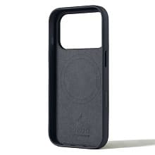 Чехол-накладка Mujjo Leather для iPhone 17 Pro, кожа, серый - 2