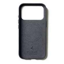 Чехол-накладка Mujjo Leather для iPhone 17 Pro, кожа, серый - 3