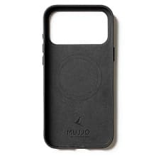 Чехол-накладка Mujjo Leather для iPhone 17 Pro Max, кожа, черный - 2