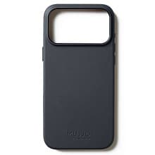Чехол-накладка Mujjo Leather для iPhone 17 Pro Max, кожа, серый - 0