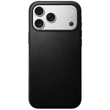 Чехол-накладка Nomad Modern Leather Case для iPhone 17 Pro, кожа, черный - 0