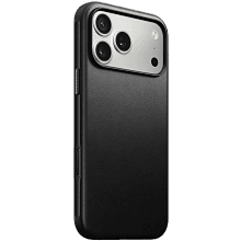 Чехол-накладка Nomad Modern Leather Case для iPhone 17 Pro, кожа, черный - 1