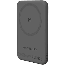 Внешний аккумулятор c БЗУ Magssory Core 5K 5000 мАч, полночный черный - 2