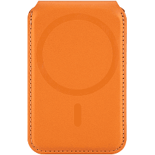 Кардхолдер uBear Fold MagSafe, экокожа, оранжевый - 1