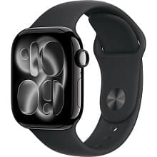 Смарт-часы Apple Watch Series 11 GPS 42mm (корпус - черный, ремешок Sport Band черный, размер M/L) - 1
