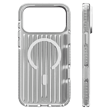 Чехол-накладка VLP Pulse Case для iPhone 18 Pro Max, поликарбонат/полиуретан, серебристый - 2