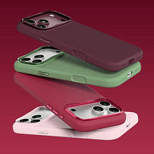 Чехол-накладка VLP Aster Pro Case для iPhone 18 Pro Max, силикон, красный - 3