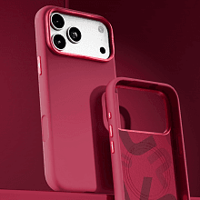 Чехол-накладка VLP Aster Pro Case для iPhone 18 Pro, силикон, красный - 2