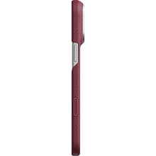 Чехол-накладка Pitaka Ультра тонкий для iPhone 18 Pro Max, арамид (кевлар), бургунди - 2