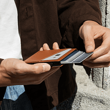 Кардхолдер Native Union Slide Wallet, экокожа, коричневый - 2
